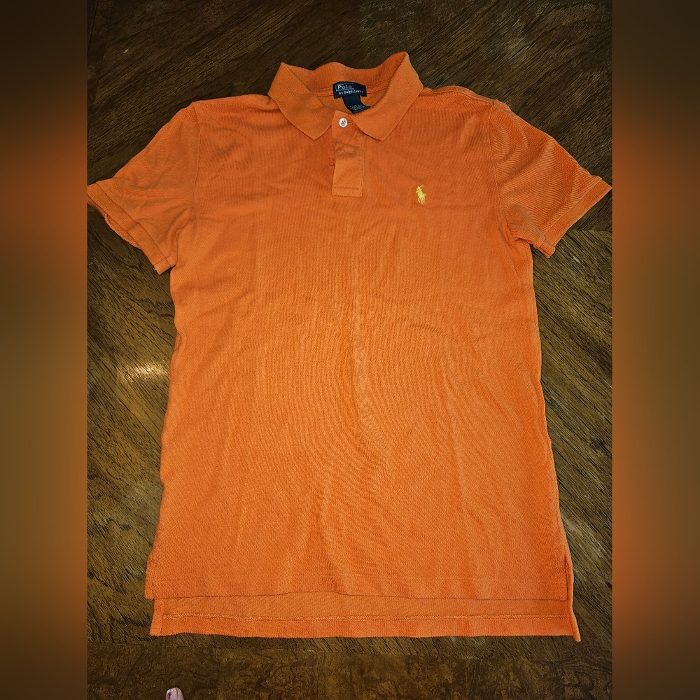 Orange Boys Polo Collared XL 18-20